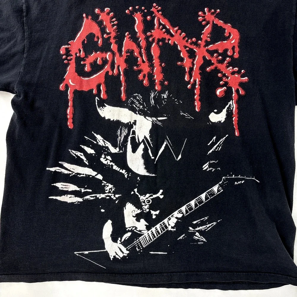 GWAR Balsac The Jaws of Death Short Sleeve T-Shirt 90s Men XL Vintage Metal Band